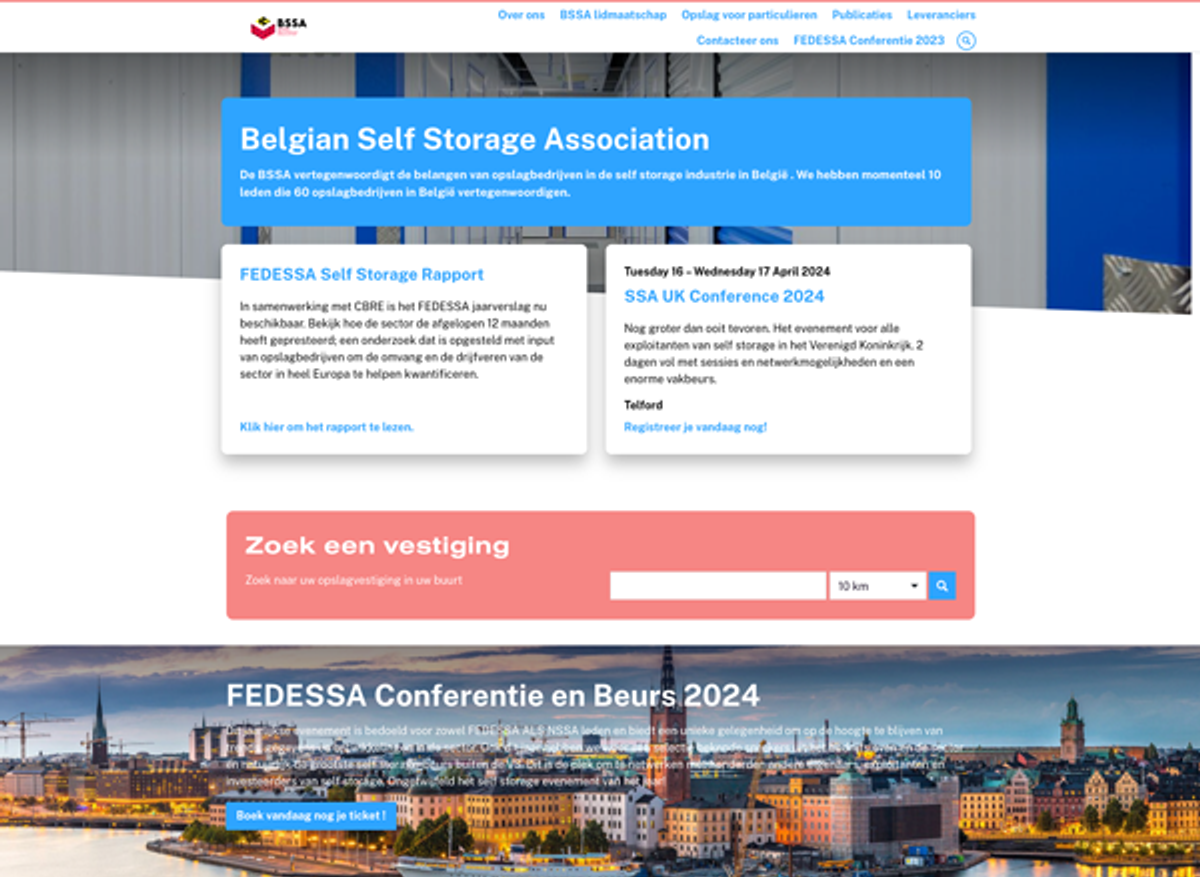 Belgium Self Storage Association